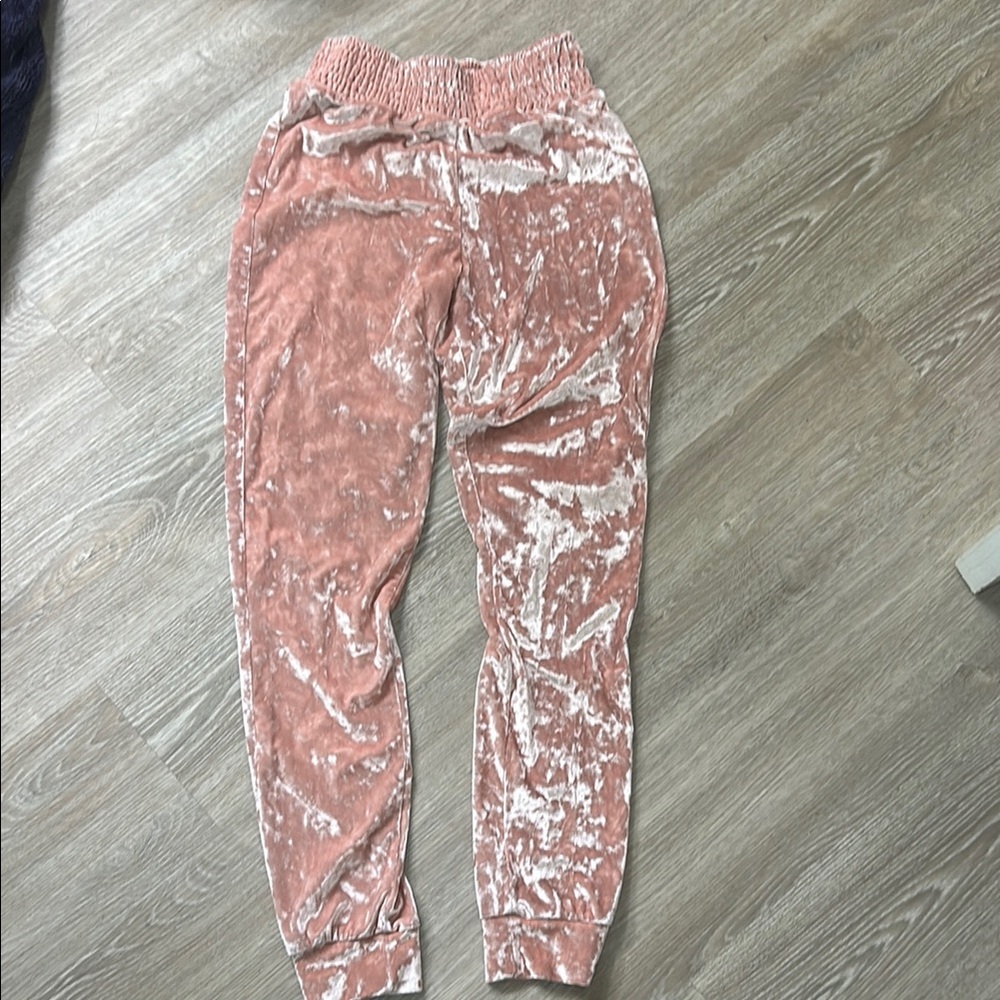 Velvet Pink Joggers
